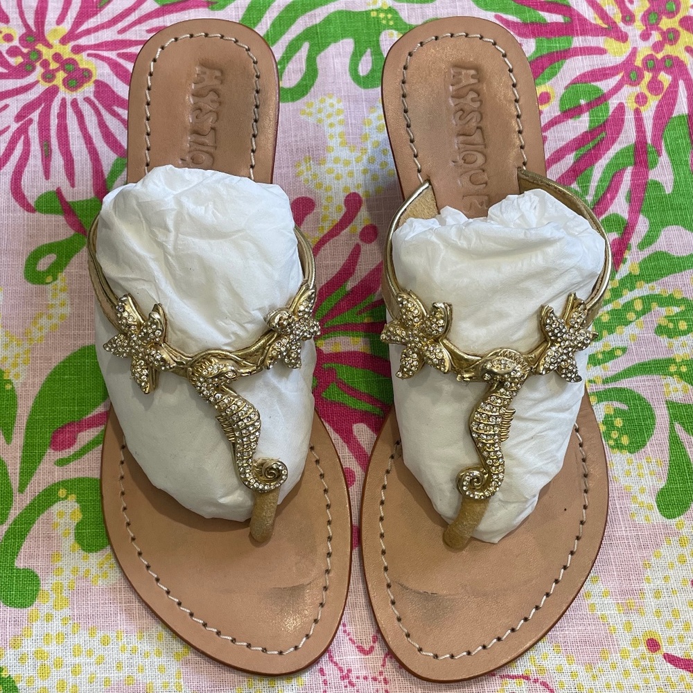 Mystique By The Sea Wedges, Gold, Size 5